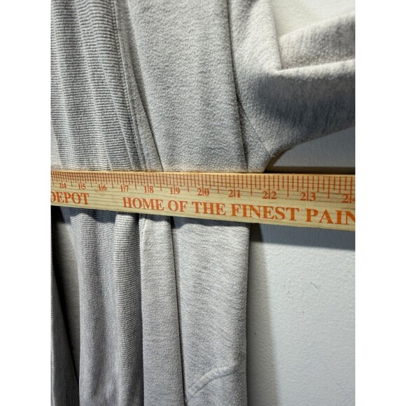 Athleta Women's Cardigan Sweater Small Gray Pranayama Wrap Thumb Holes Modal Gym - Picture 7 of 13